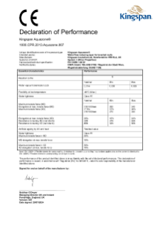 Kingspan Insulation N.V. Certificate MEDD000054A