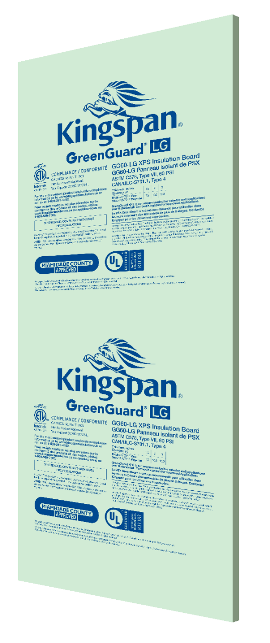 ★プログリーン★60本 (3g/包×60包) 2024.12 GreenGuard GG60-LG XPS Insulation Board | Kingspan US