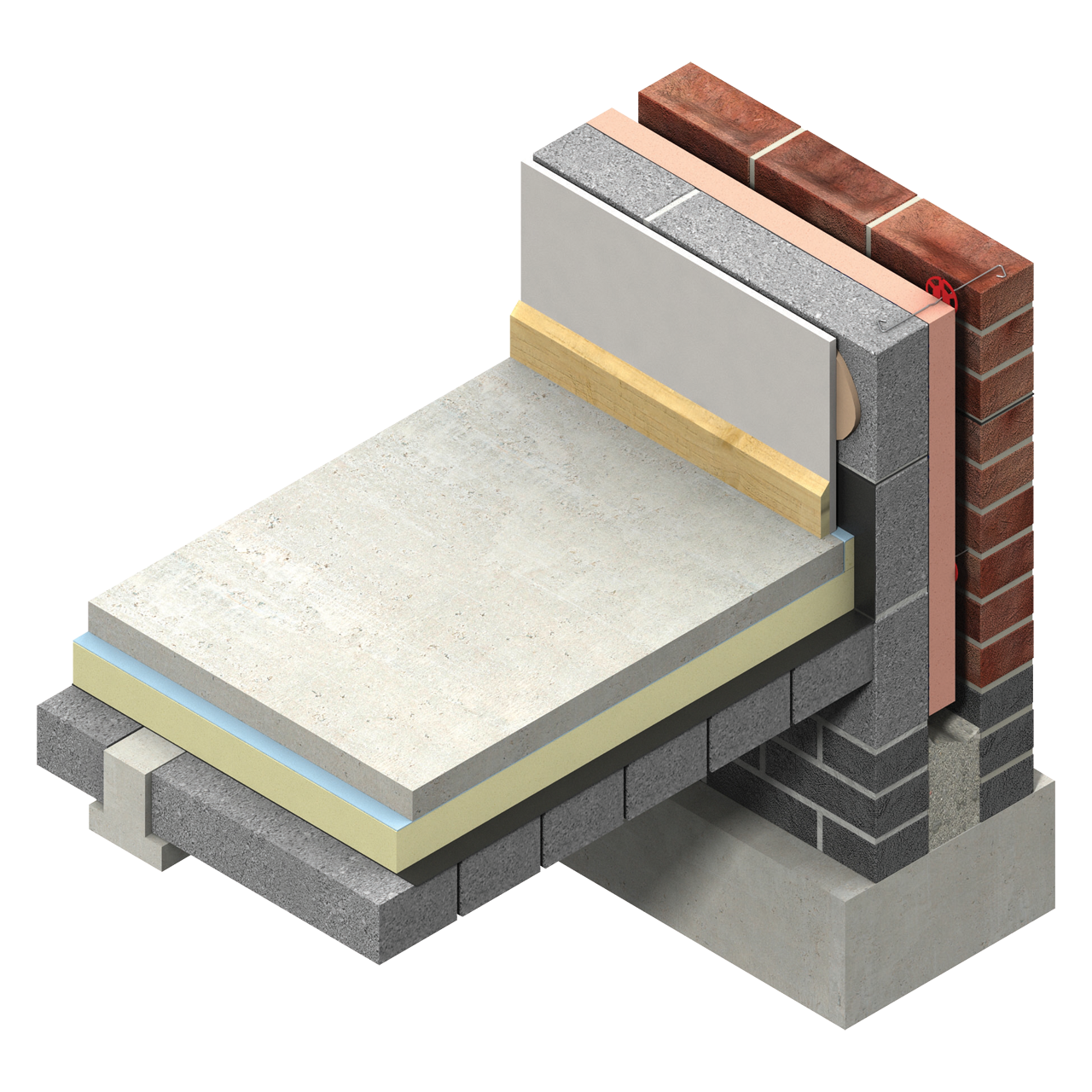 Thermal insulation shop boards for floors
