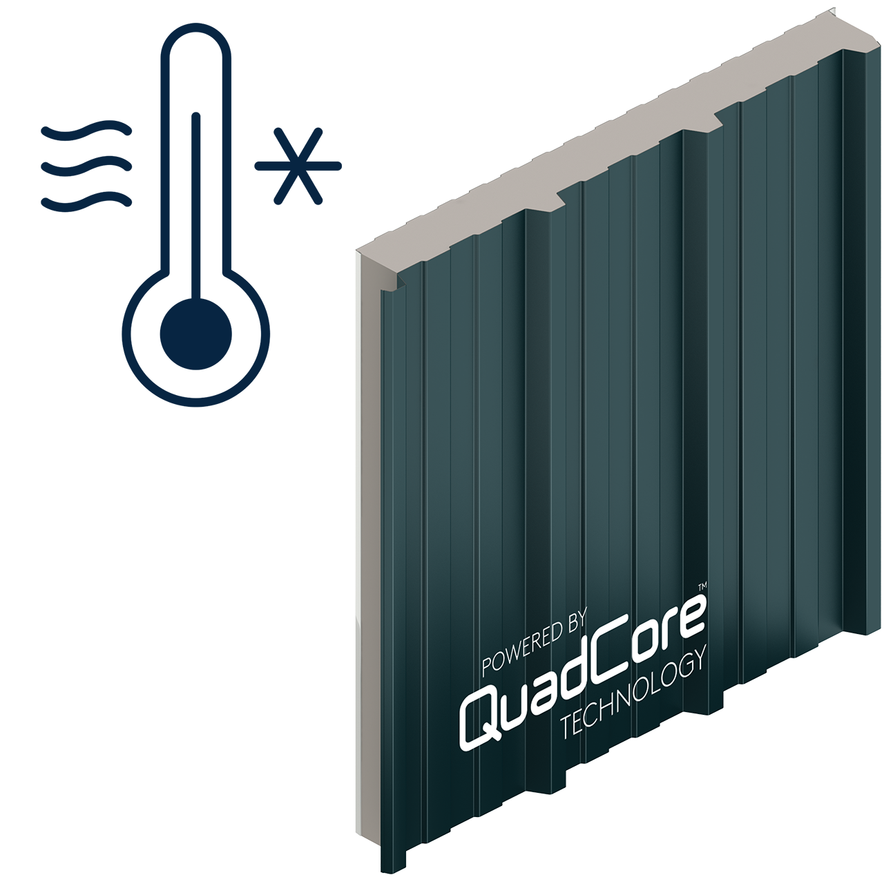 QuadCore KS1000RW Wall Panel