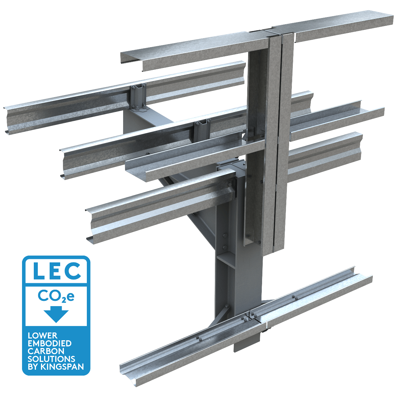 Multichannel LEC Parapet Post System