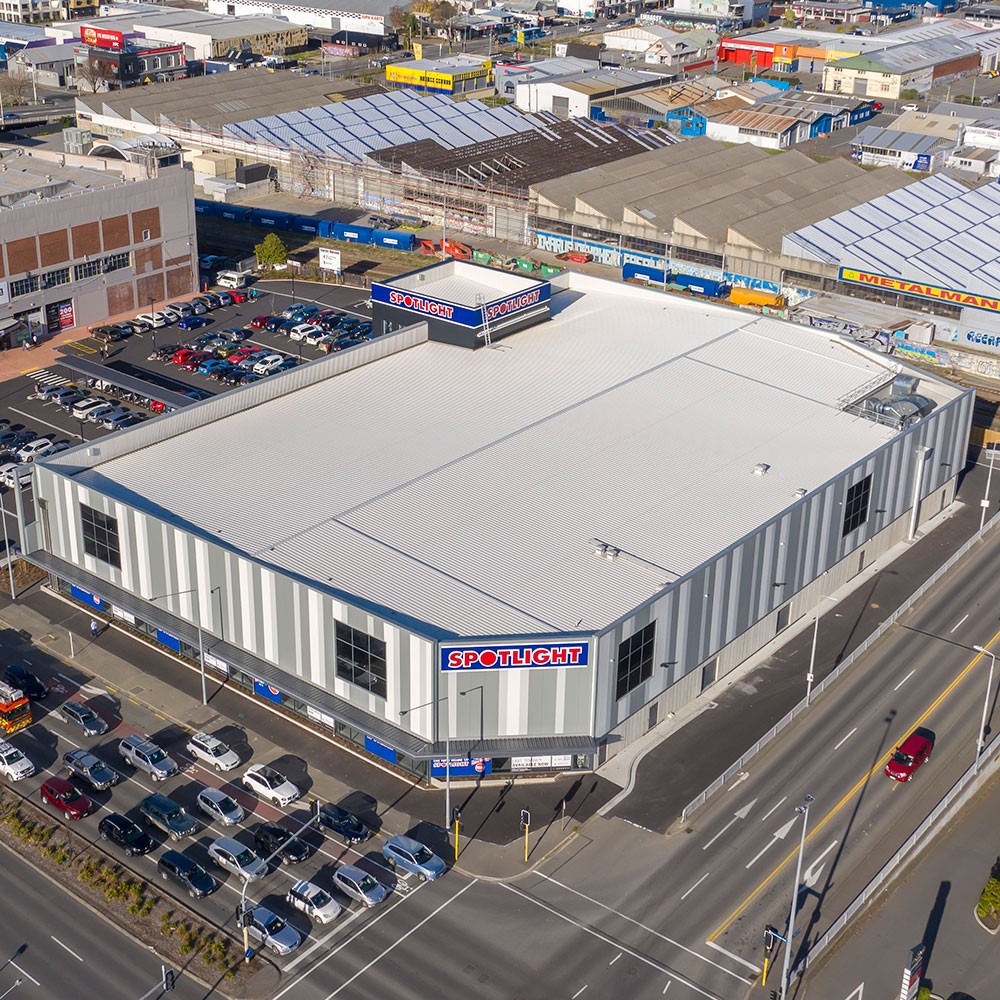 Spotlight Retail Store Kingspan NZ