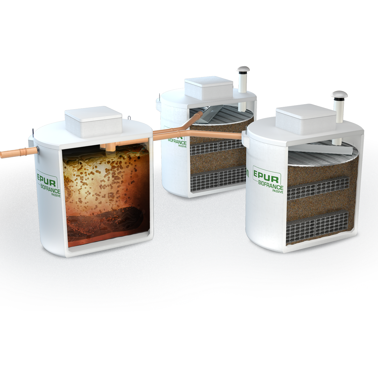 Station d'épuration semi-collective EPUR BIOFRANCE® Passive | Kingspan FR