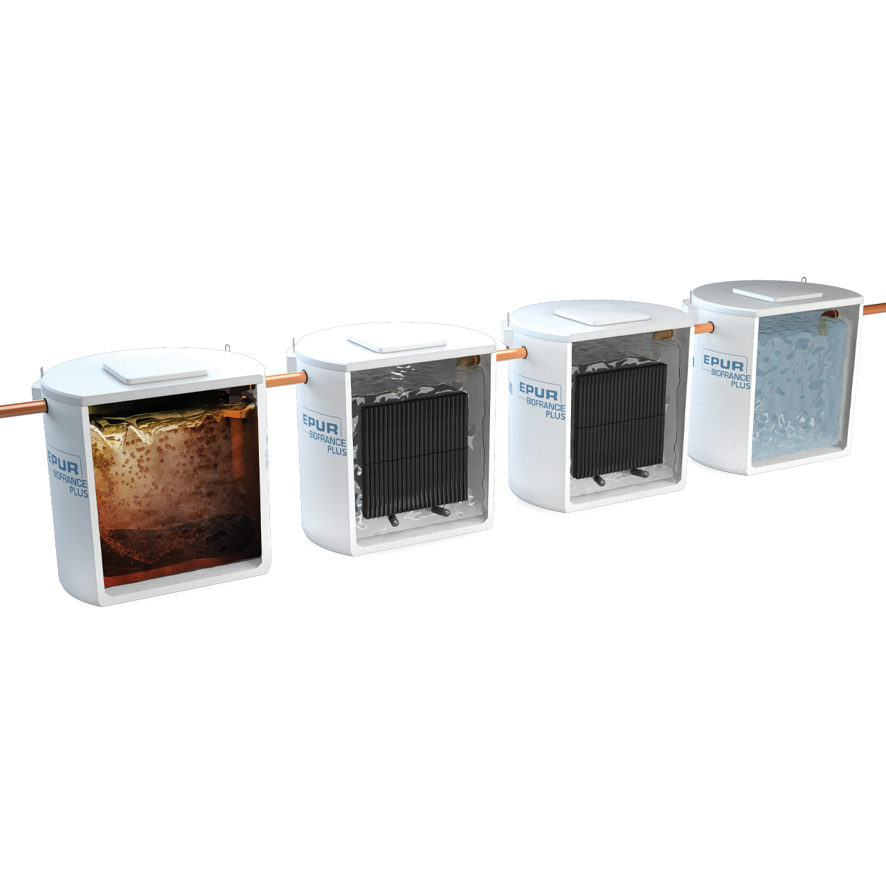 Station d'épuration semi-collective EPUR BIOFRANCE® Plus | Kingspan FR